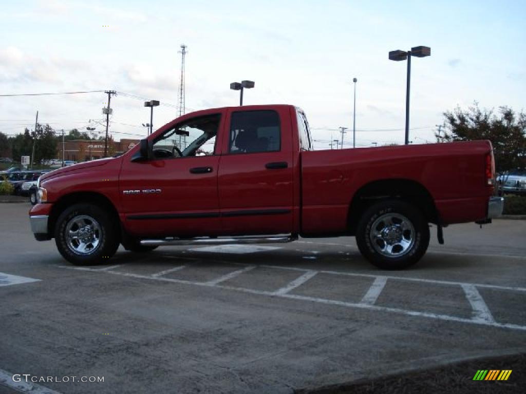 2005 Ram 1500 SLT Quad Cab - Flame Red / Dark Slate Gray photo #6