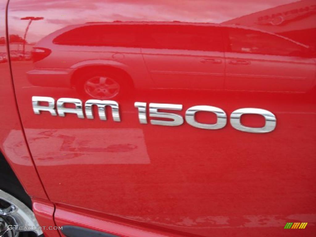 2005 Ram 1500 SLT Quad Cab - Flame Red / Dark Slate Gray photo #29