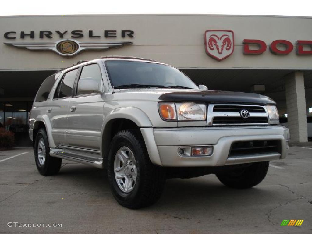 2000 4Runner Limited 4x4 - Millennium Silver Metallic / Oak photo #1