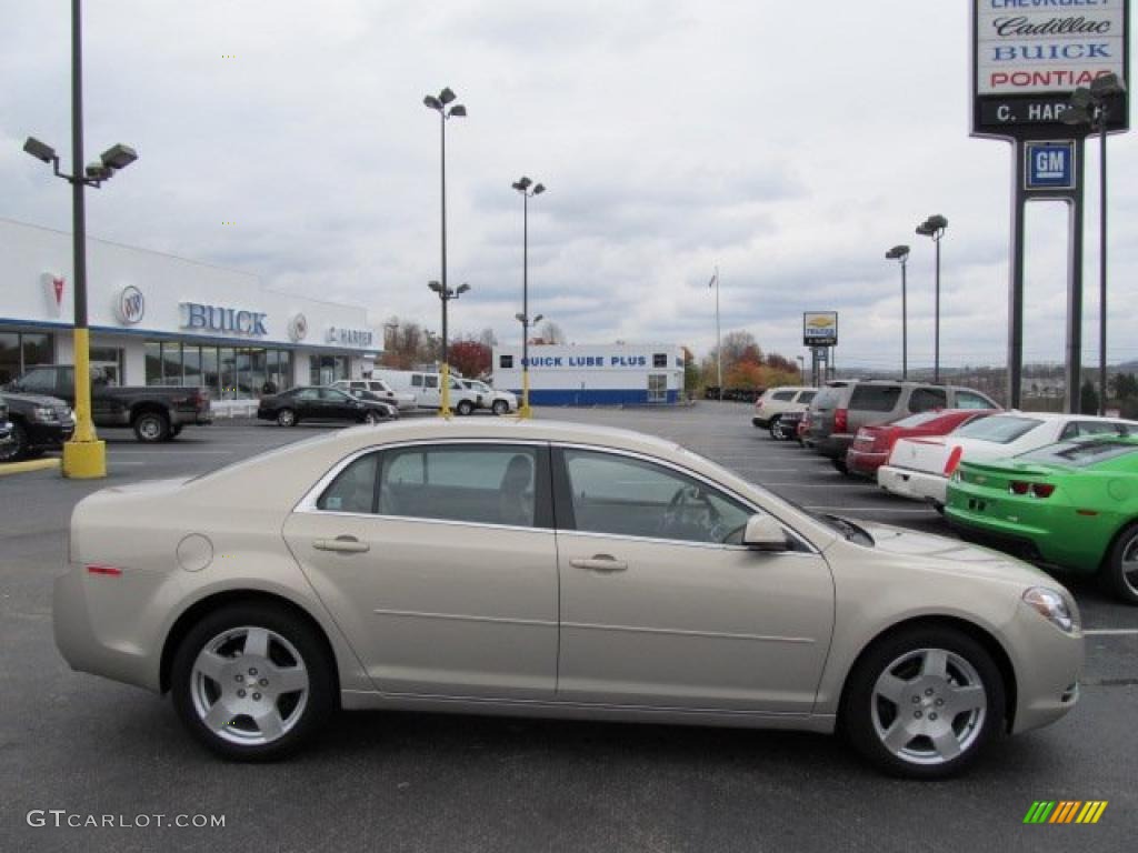 Gold Mist Metallic 2010 Chevrolet Malibu LT Sedan Exterior Photo #39000294