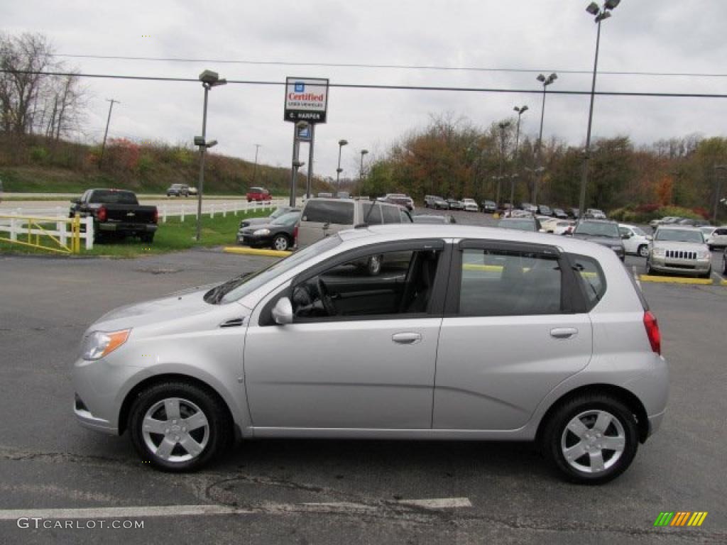 Cosmic Silver 2009 Chevrolet Aveo Aveo5 LS Exterior Photo #39000530