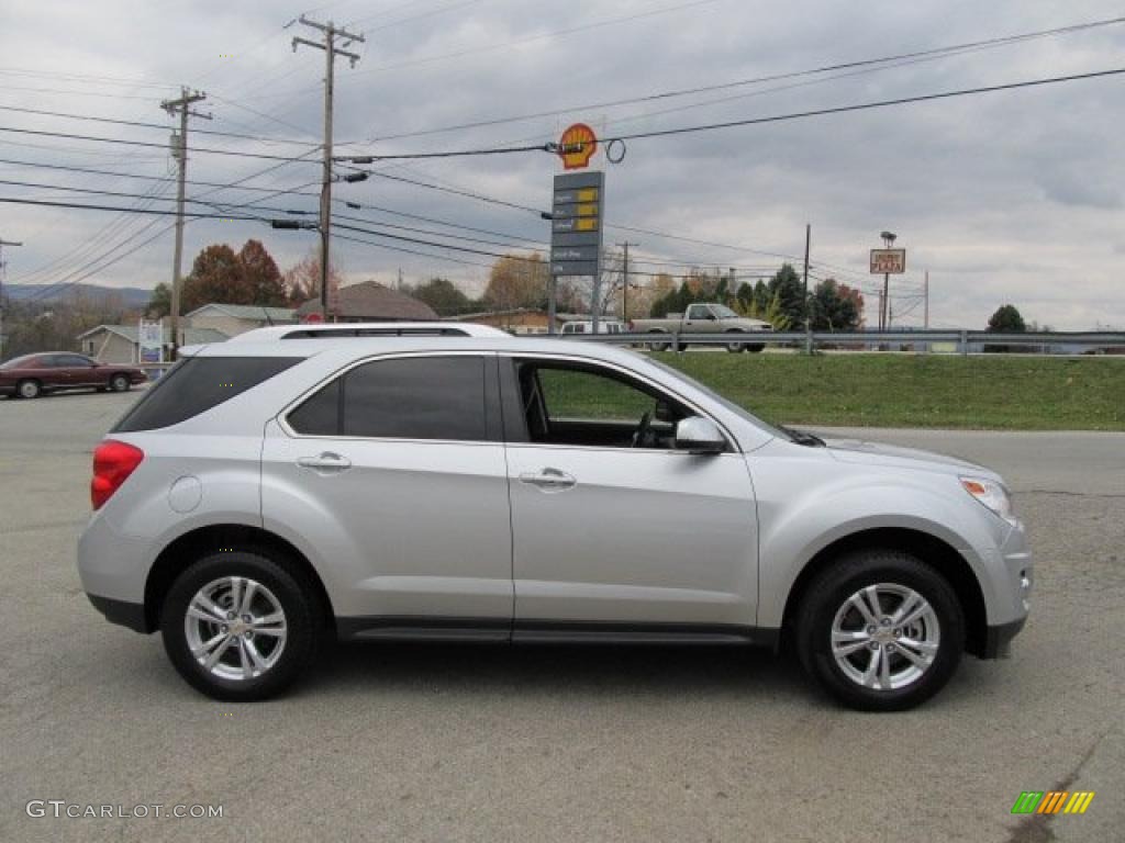 2010 Equinox LTZ AWD - Silver Ice Metallic / Jet Black/Light Titanium photo #9