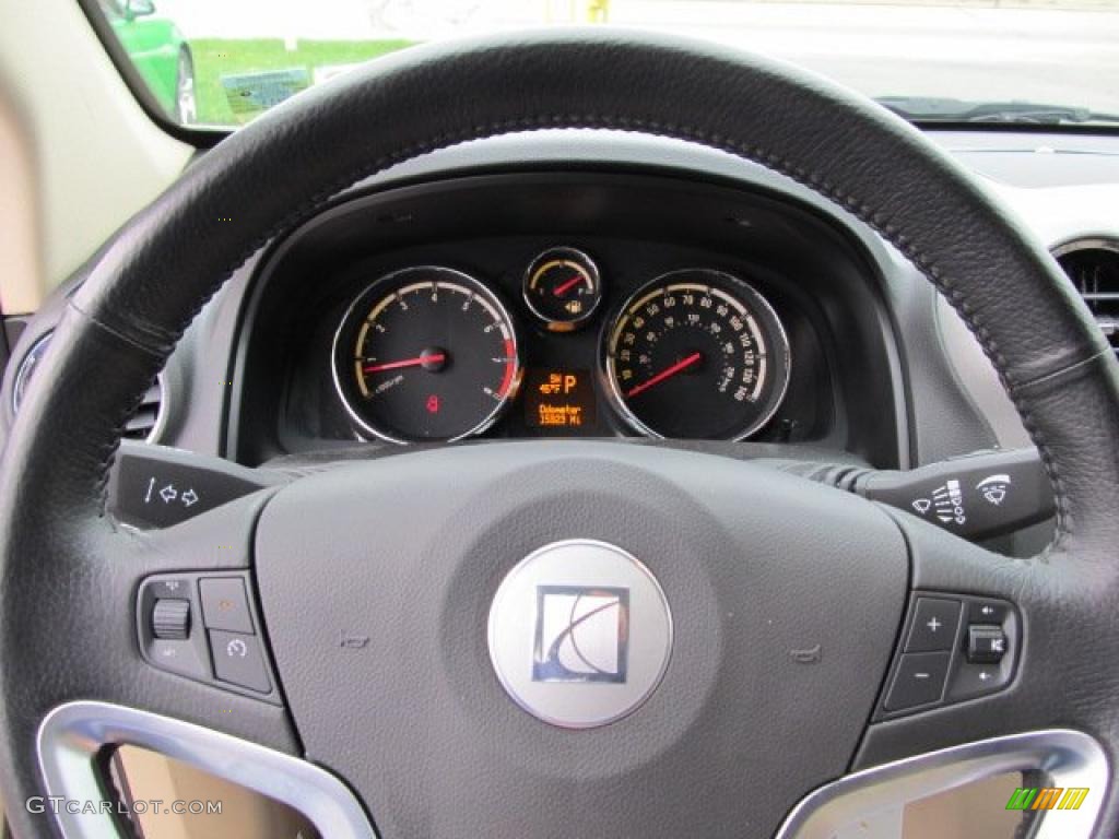 2010 Saturn VUE XR V6 Tan Steering Wheel Photo #39002810