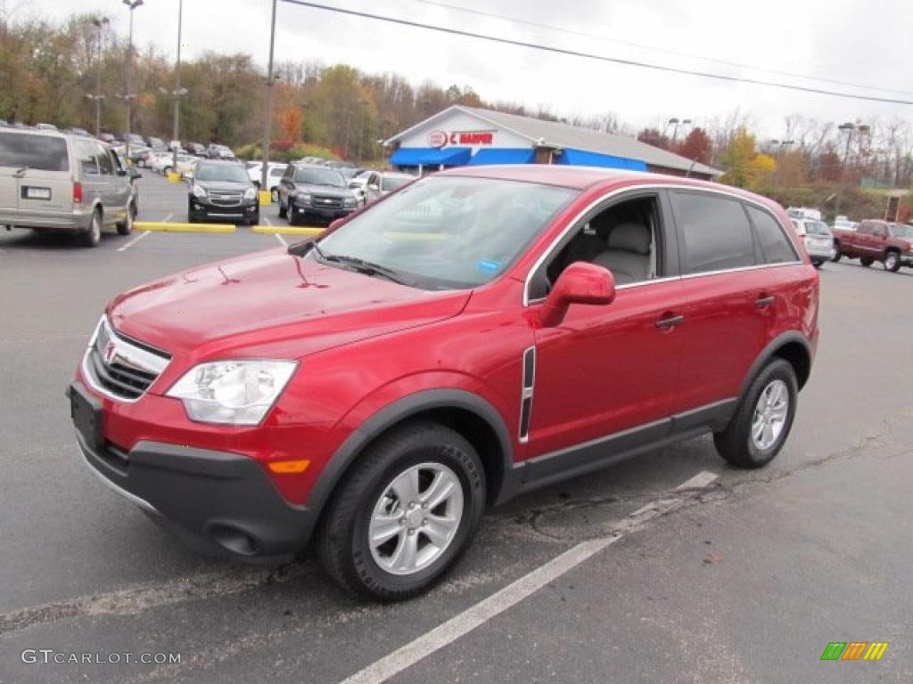 2010 VUE XE - Crystal Red Tintcoat / Gray photo #5