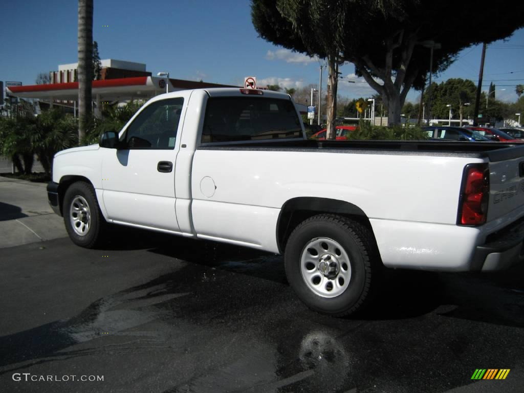 2005 Silverado 1500 Regular Cab - Summit White / Dark Charcoal photo #4