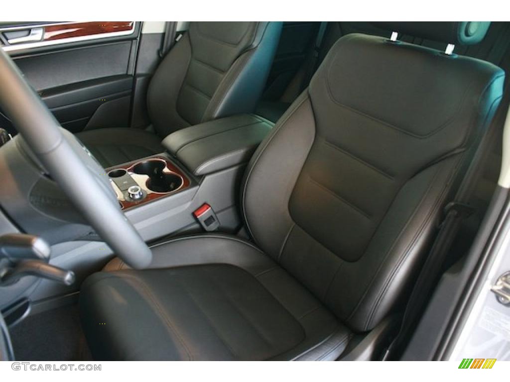 Black Anthracite Interior 2011 Volkswagen Touareg VR6 FSI Lux 4XMotion Photo #39003894