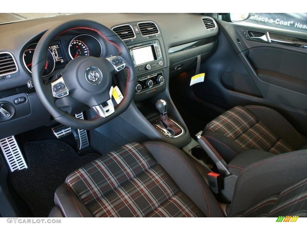 Interlagos Plaid Cloth Interior 2011 Volkswagen GTI 2 Door Photo #39004622