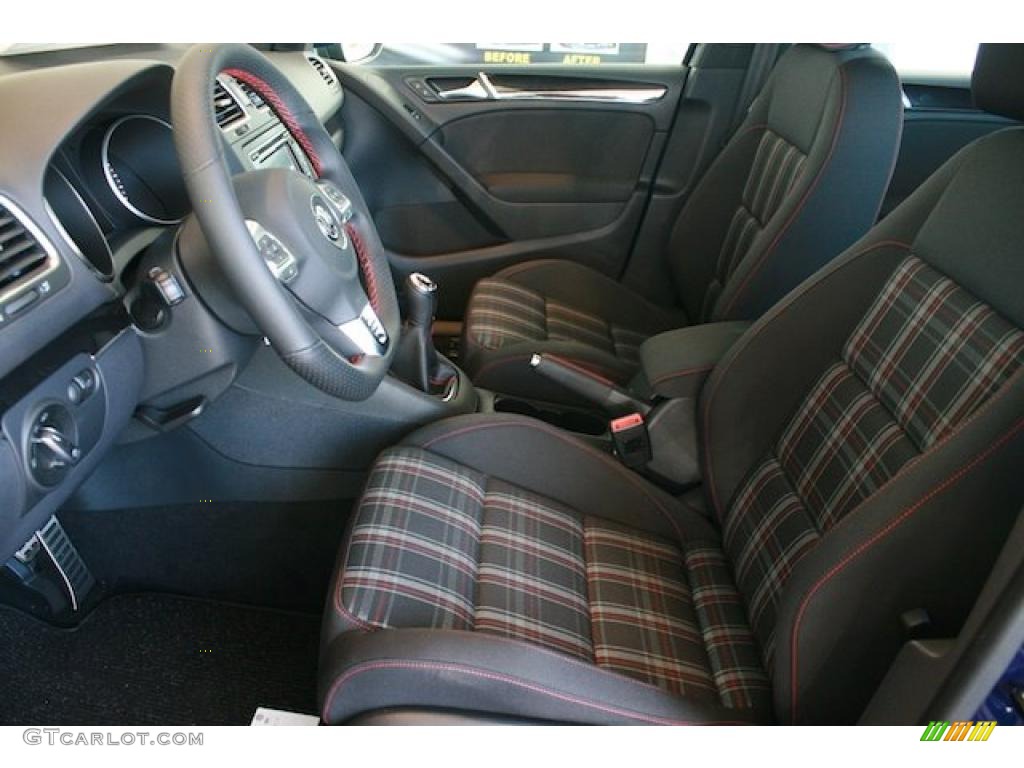 Interlagos Plaid Cloth Interior 2011 Volkswagen GTI 4 Door Photo #39004658