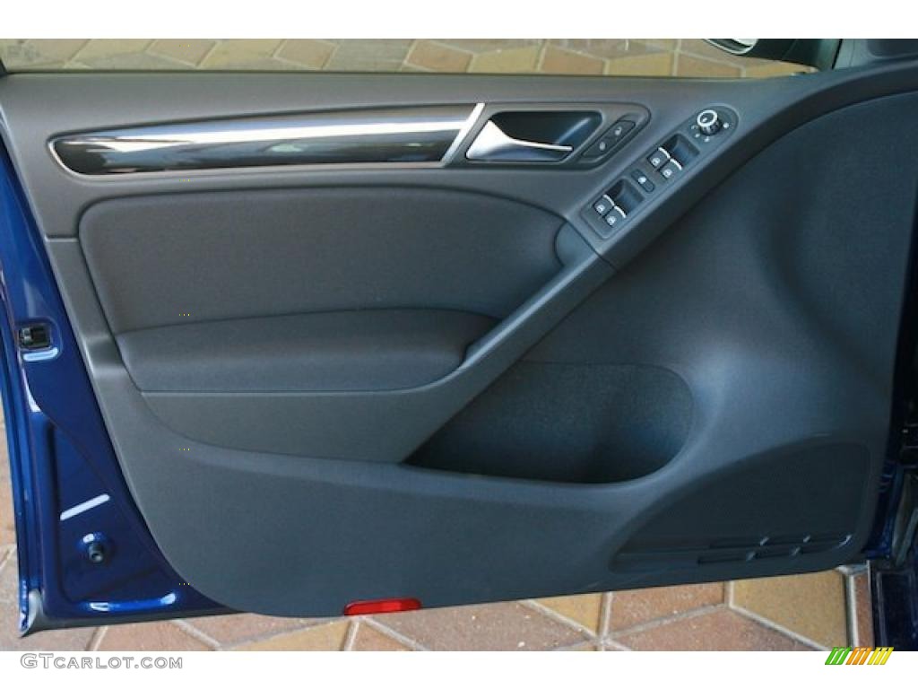 2011 Volkswagen GTI 4 Door Interlagos Plaid Cloth Door Panel Photo #39004690
