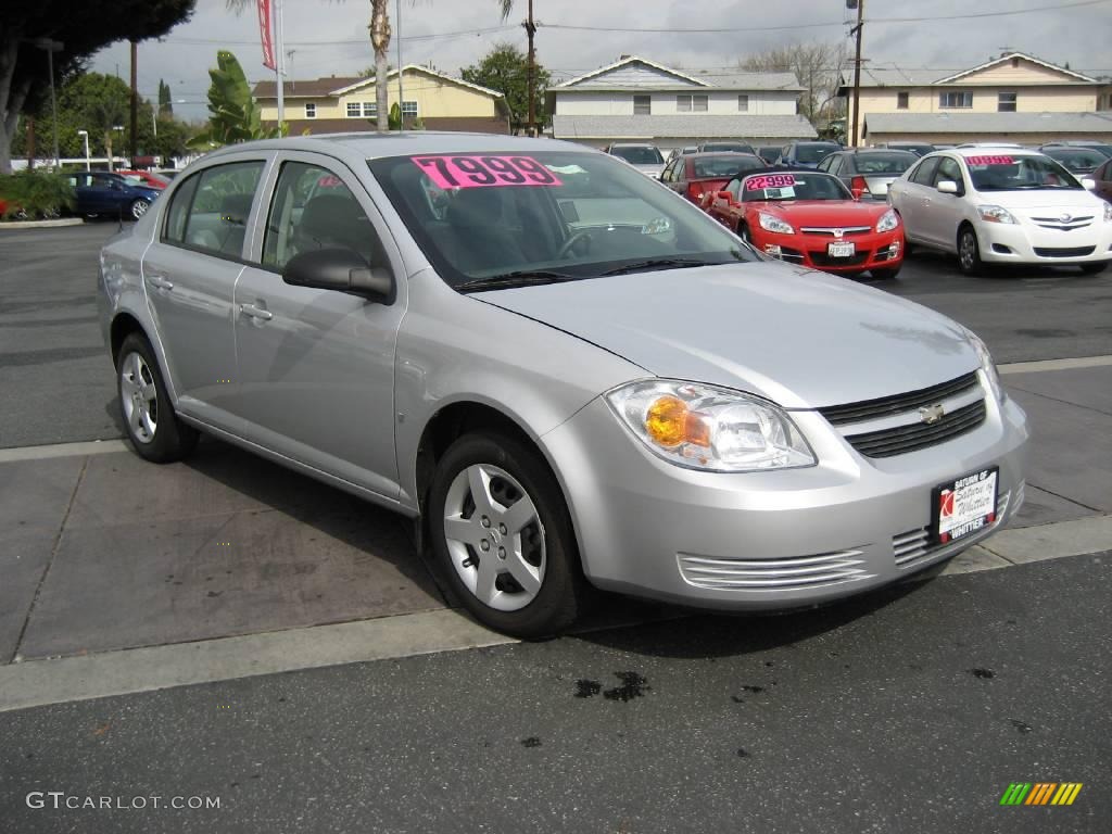 2006 Cobalt LS Sedan - Ultra Silver Metallic / Gray photo #1