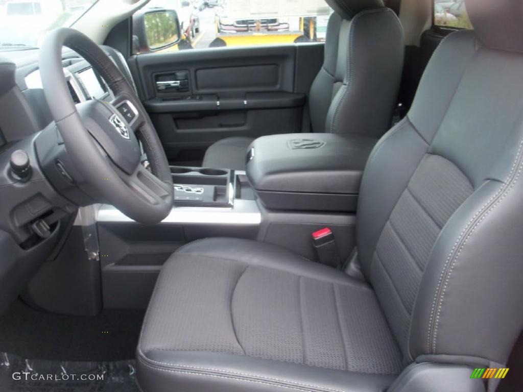 Dark Slate Gray Interior 2011 Dodge Ram 1500 Sport Regular Cab 4x4 Photo #39006731