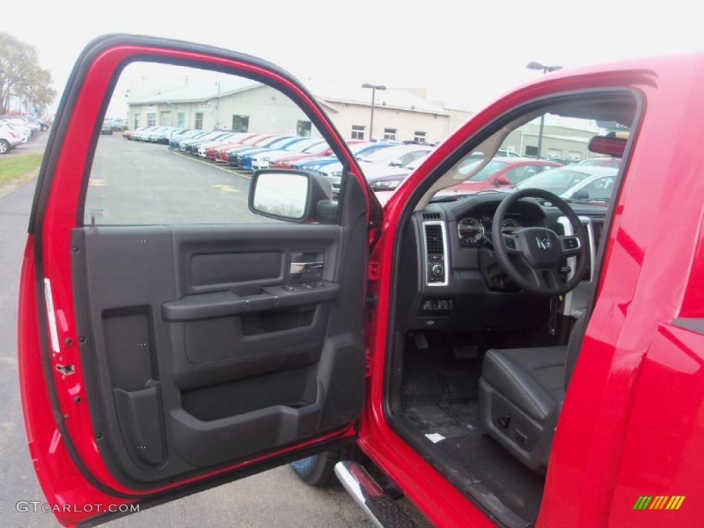 2011 Dodge Ram 1500 Sport Regular Cab 4x4 Dark Slate Gray Door Panel Photo #39007011