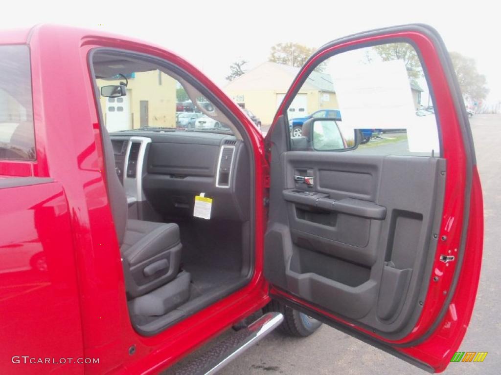 2011 Dodge Ram 1500 Sport Regular Cab 4x4 Dark Slate Gray Door Panel Photo #39007027