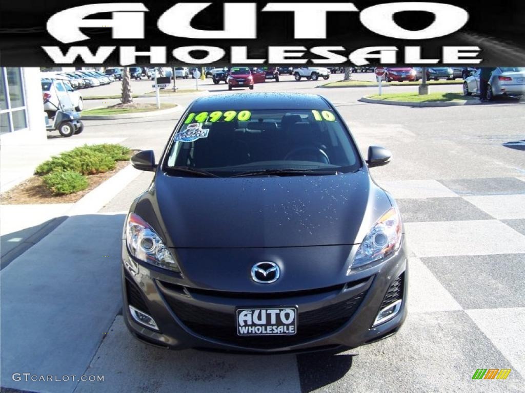 2010 MAZDA3 s Sport 4 Door - Graphite Mica / Black photo #2