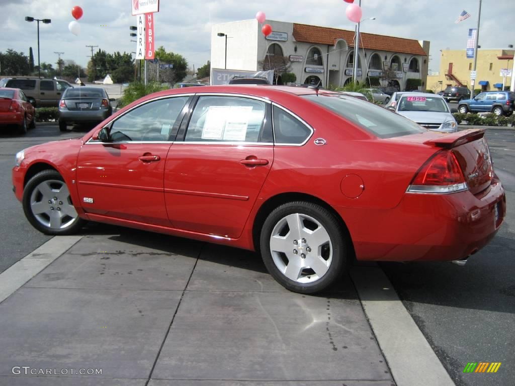 2008 Impala SS - Precision Red / Ebony Black photo #5