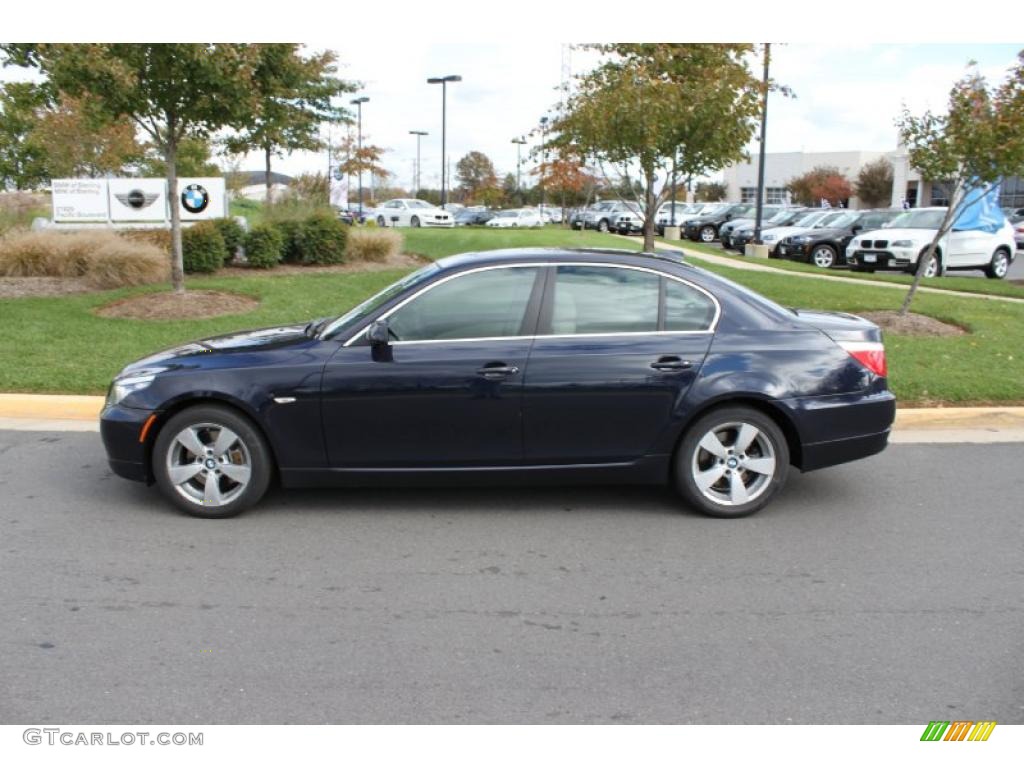 Monaco Blue Metallic 2008 BMW 5 Series 528xi Sedan Exterior Photo #39008915
