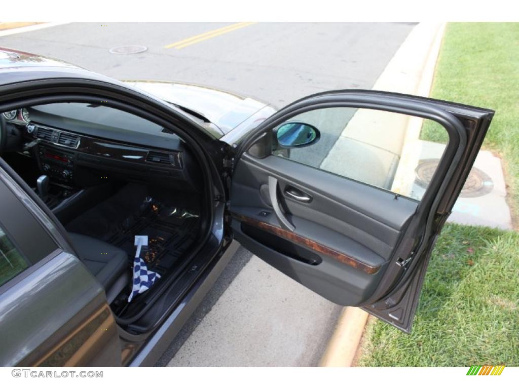 2008 3 Series 328xi Sedan - Sparkling Graphite Metallic / Black photo #19