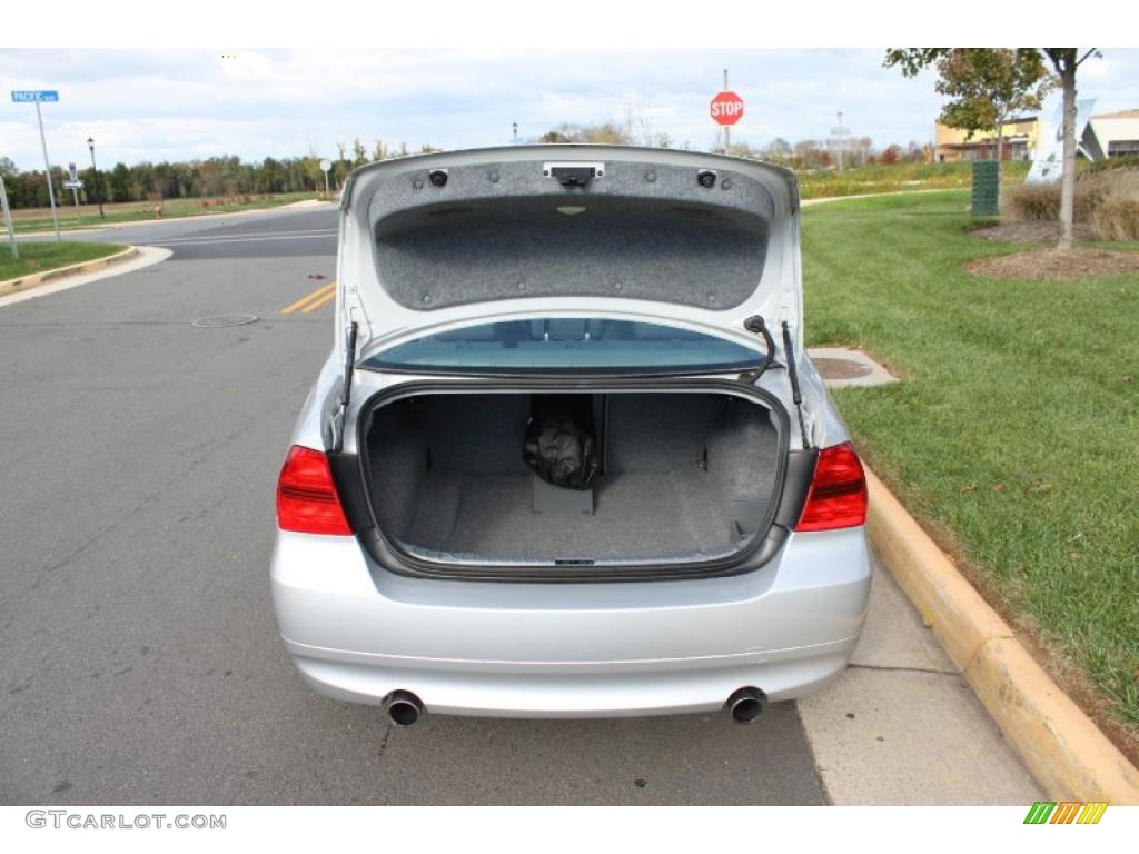 2007 3 Series 335xi Sedan - Titanium Silver Metallic / Grey photo #15