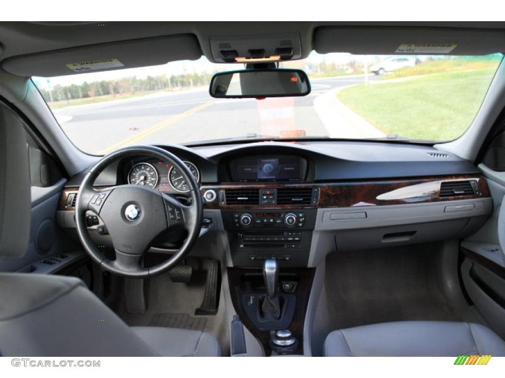 2007 3 Series 335xi Sedan - Titanium Silver Metallic / Grey photo #21