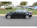 2009 Jet Black BMW 1 Series 128i Coupe  photo #3