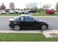 2009 Jet Black BMW 1 Series 128i Coupe  photo #7