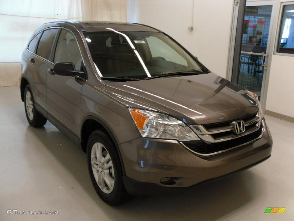 2011 CR-V EX 4WD - Urban Titanium Metallic / Ivory photo #6