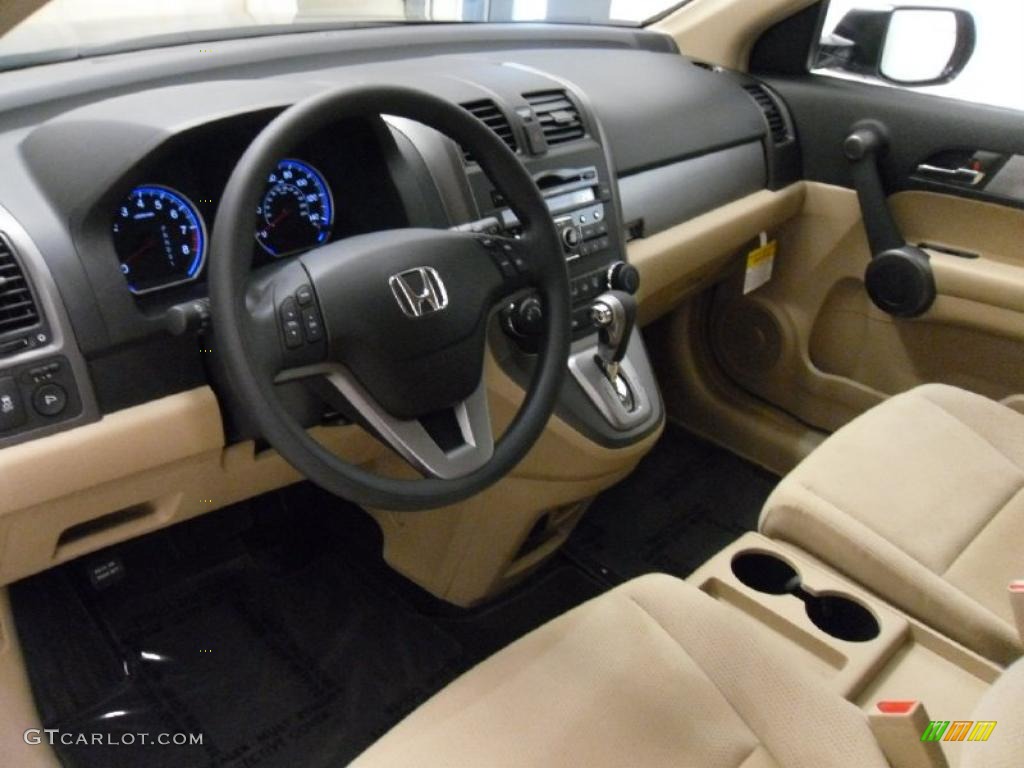 Ivory Interior 2011 Honda CR-V EX 4WD Photo #39012947