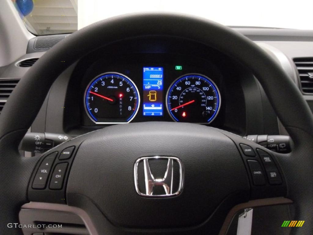 2011 Honda CR-V EX Gray Steering Wheel Photo #39013155