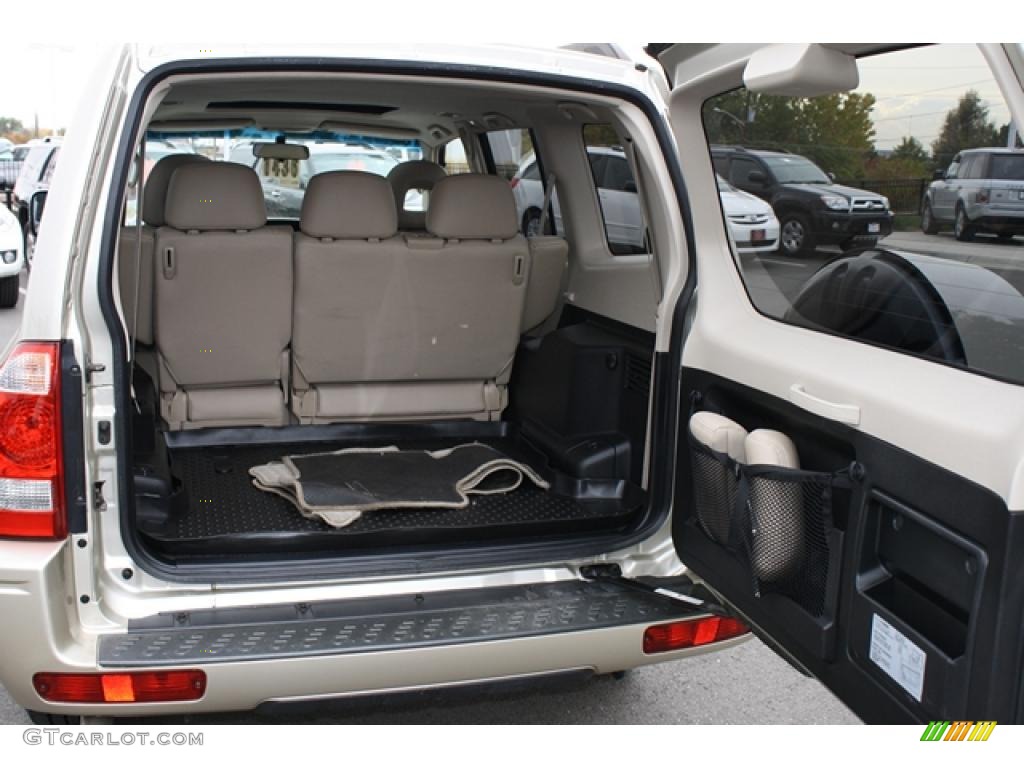 2005 Mitsubishi Montero Limited 4x4 Trunk Photo #39013471