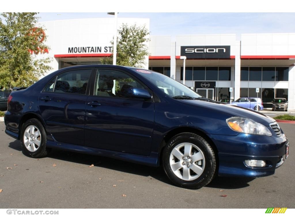 2006 Corolla S - Indigo Ink Pearl / Dark Charcoal photo #1