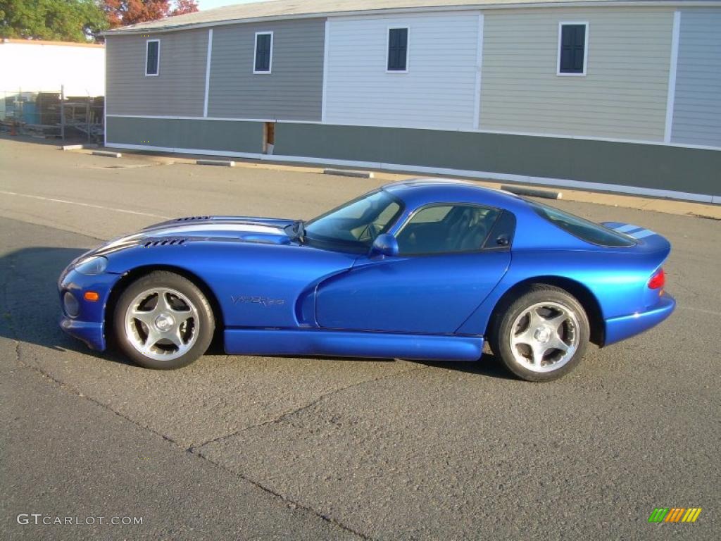 1997 Viper GTS - GTS Blue Pearl / Black photo #6