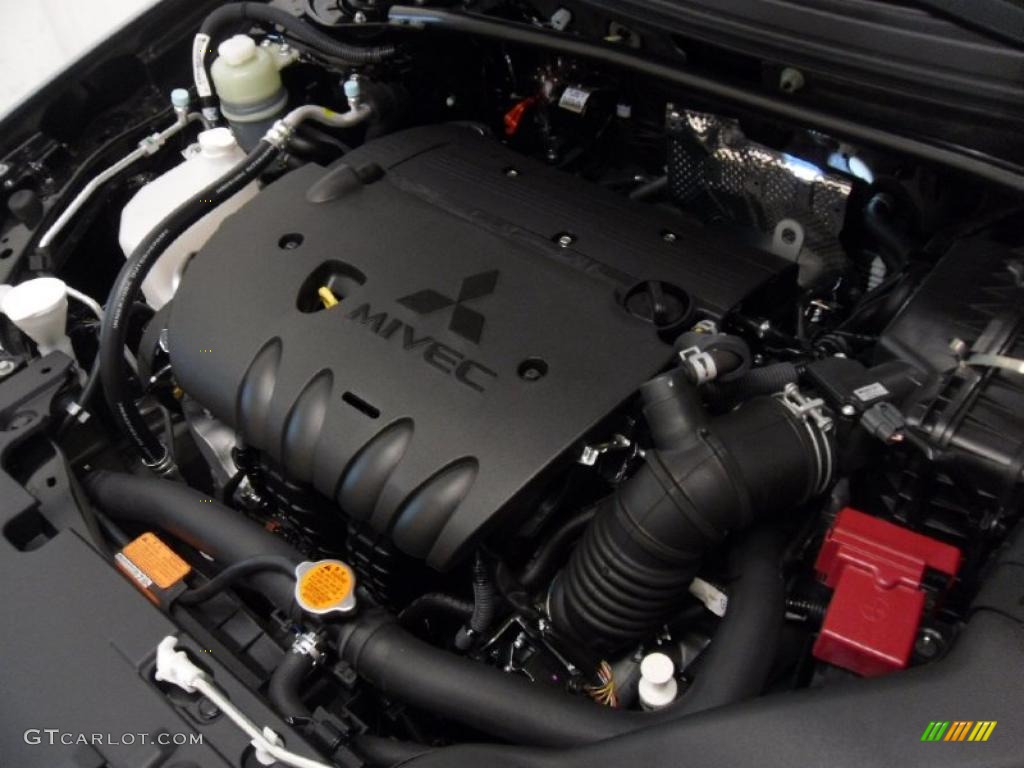 2011 Mitsubishi Lancer GTS 2.4 Liter DOHC 16-Valve MIVEC 4 Cylinder Engine Photo #39015815