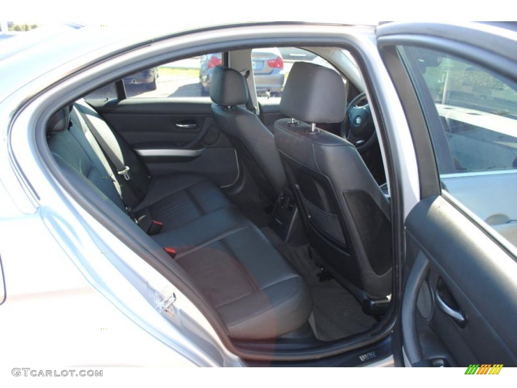 Black Interior 2008 BMW 3 Series 335i Sedan Photo #39016171
