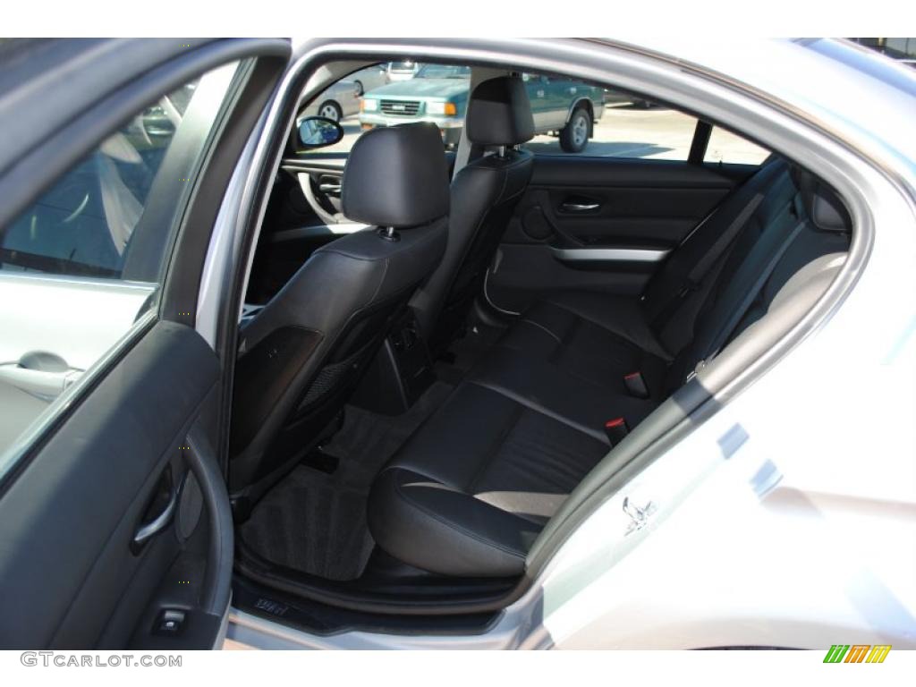 2008 3 Series 335i Sedan - Titanium Silver Metallic / Black photo #12