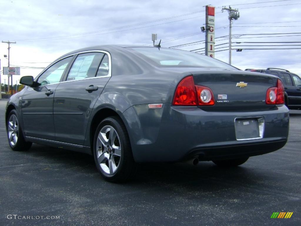 2008 Malibu LT Sedan - Dark Gray Metallic / Ebony photo #5