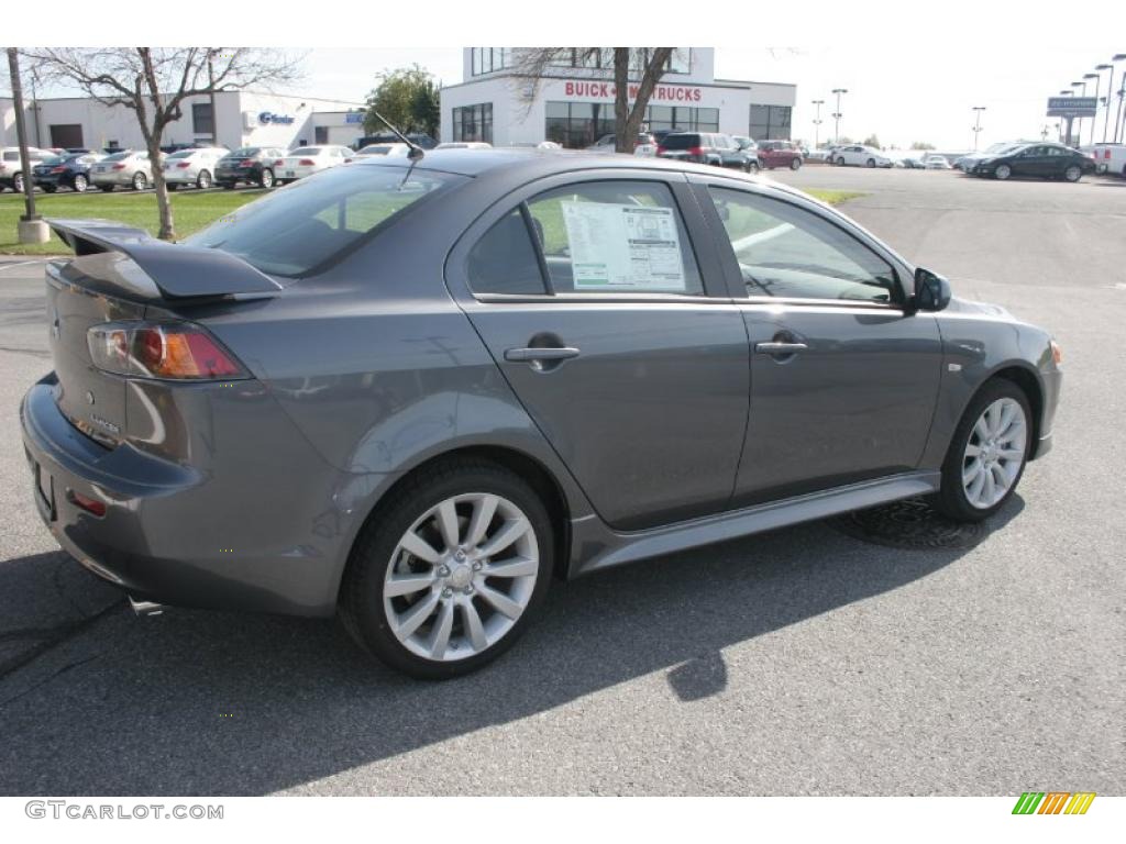 Graphite Gray Pearl 2011 Mitsubishi Lancer GTS Exterior Photo #39016811