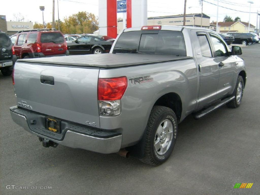 2007 Tundra SR5 TRD Double Cab 4x4 - Silver Sky Metallic / Graphite Gray photo #5