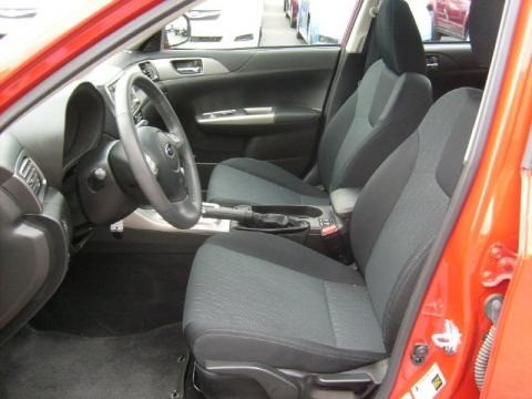 More 2009 Subaru Impreza 2.5 GT Sedan Interior Photos