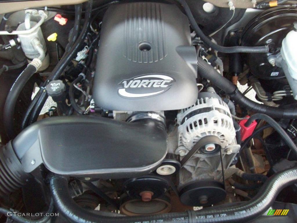 2005 Chevrolet Silverado 1500 Z71 Crew Cab 4x4 5.3 Liter OHV 16-Valve Vortec V8 Engine Photo #39018491
