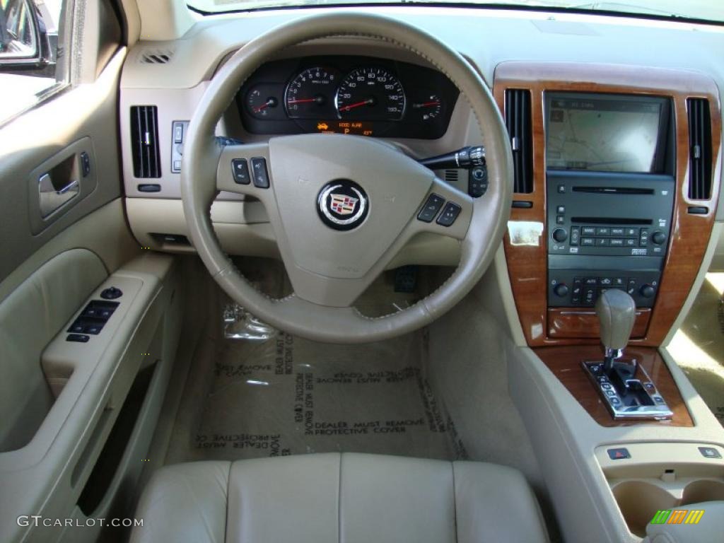 2006 Cadillac STS V8 Cashmere Steering Wheel Photo #39019123