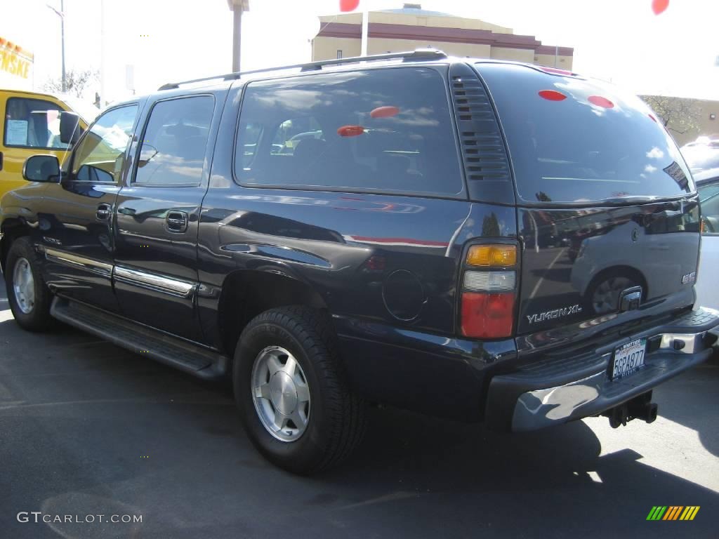 2004 Yukon XL 1500 SLE - Deep Blue Metallic / Pewter/Dark Pewter photo #4