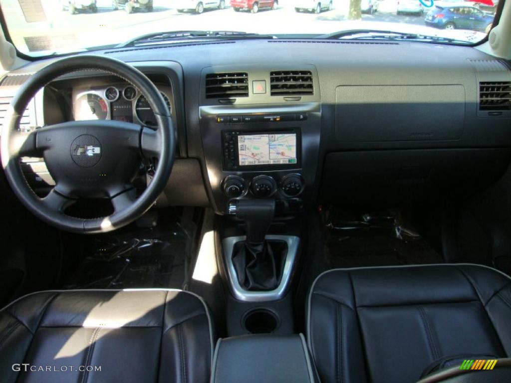 2007 Hummer H3 Standard H3 Model Ebony Black Dashboard Photo #39020315