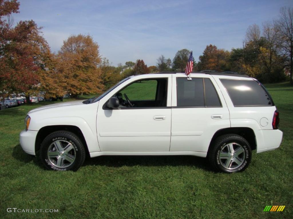 Summit White 2007 Chevrolet TrailBlazer LT 4x4 Exterior Photo #39020639