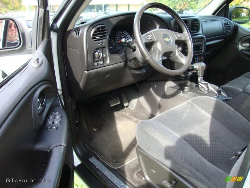 Ebony Interior 2007 Chevrolet TrailBlazer LT 4x4 Photo #39020667