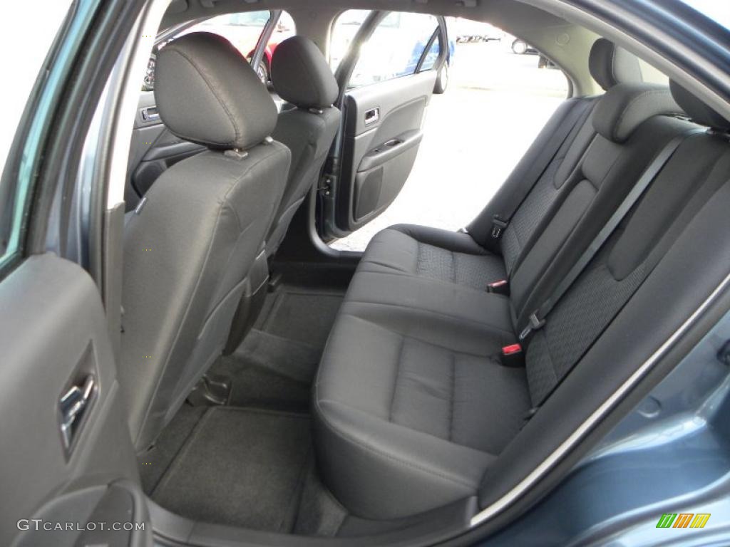 2011 Fusion SE - Steel Blue Metallic / Charcoal Black photo #10