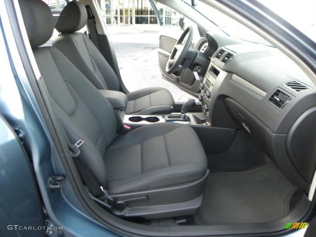 2011 Fusion SE - Steel Blue Metallic / Charcoal Black photo #12