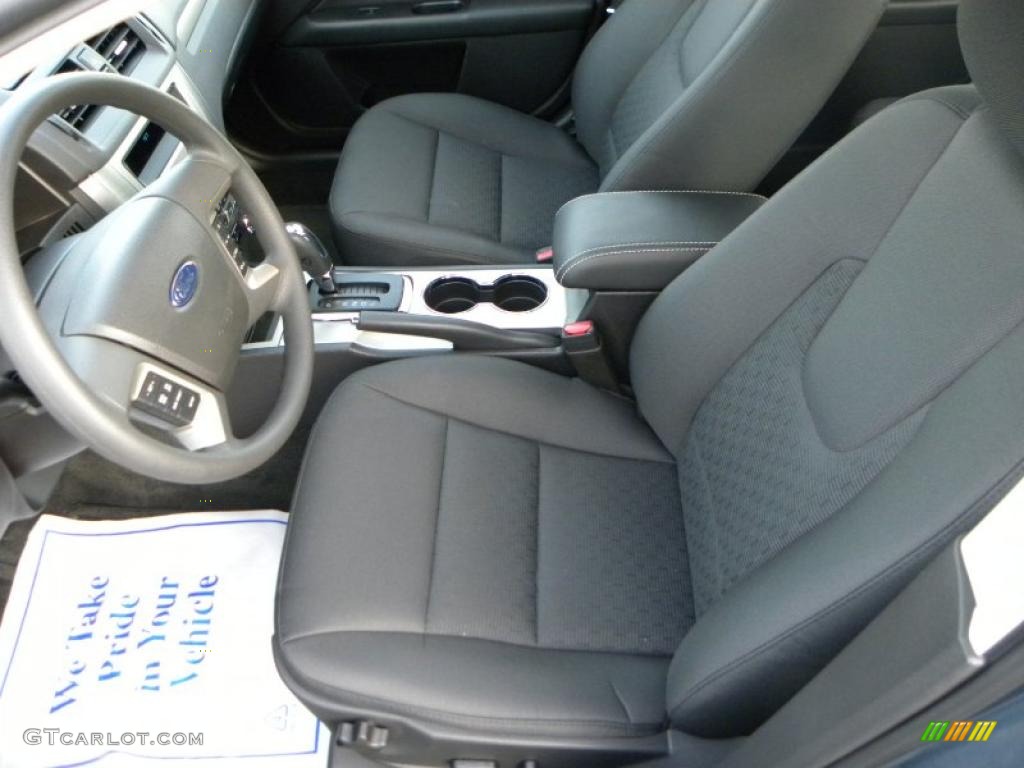 Charcoal Black Interior 2011 Ford Fusion SE Photo #39020843