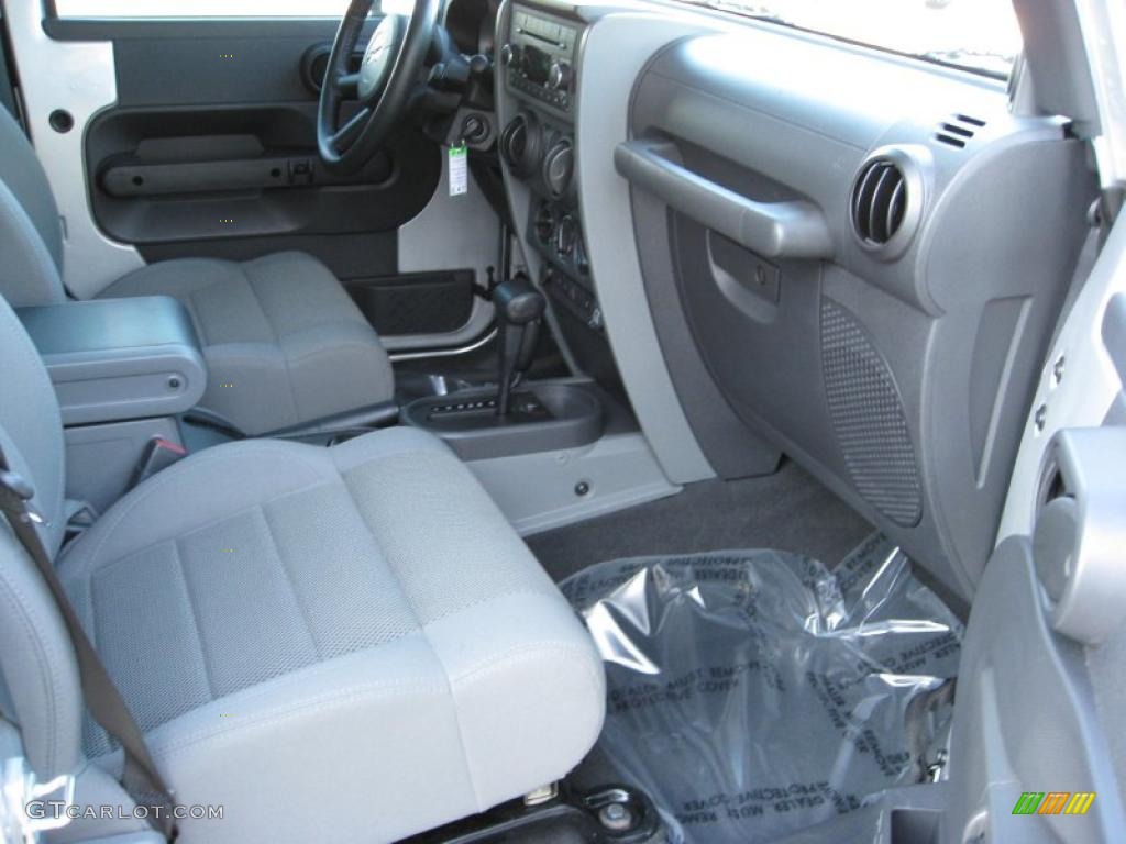 Dark Slate Gray/Medium Slate Gray Interior 2007 Jeep Wrangler Rubicon 4x4 Photo #39021907
