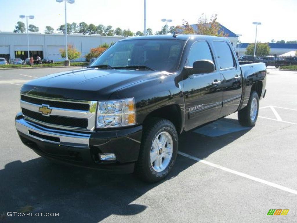 2011 Silverado 1500 LT Crew Cab 4x4 - Black / Ebony photo #4