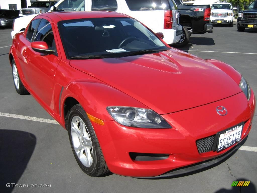 2004 RX-8 Sport - Velocity Red Mica / Black photo #1